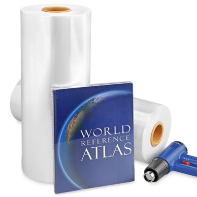 Uline Economy Polyolefin Shrink Film Roll - 60 gauge, 24" x 4,375' S-17837
