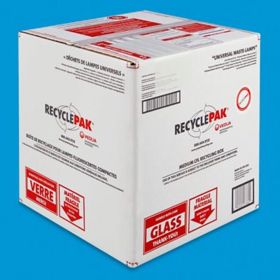 Mixed Lamp Prepaid Light Bulb Recycling Kit - 5 Gallon S-17893