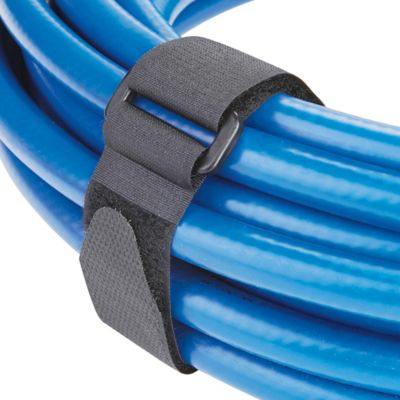 1 x 14 Black Cinching Strap with Plastic Buckle, Bundle of 10