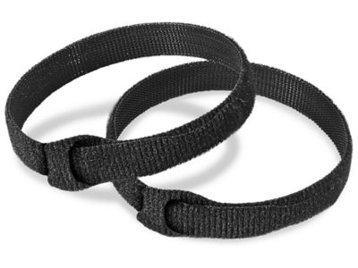 Double sided velcro cable tie, 10mm x 5m, black color - SOMI NETWORKS