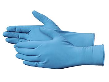 Uline Exam Grade Latex Gloves with Extended Cuff - Powder-Free, Medium S-17904M