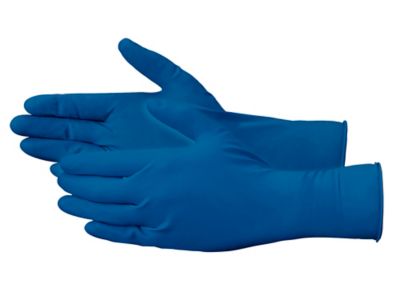 Uline Exam Grade Latex Gloves with Extended Cuff - Powder-Free, Small