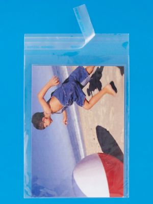 Crystal Clear Resealable Polypropylene Bags - 4 3/4 x 6 1/2" S-17911