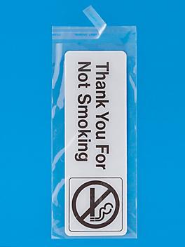 Crystal Clear Resealable Polypropylene Bags - 4 1/8 x 9 1/2" S-17912