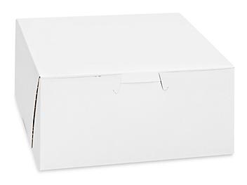 Cake Boxes - 6 x 6 x 3", White S-17916