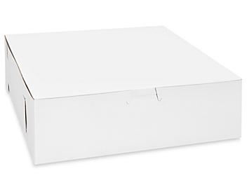 Cake Boxes - 10 x 10 x 3", White S-17918