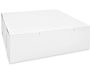 Cake Boxes - 16 x 16 x 5", White S-17919