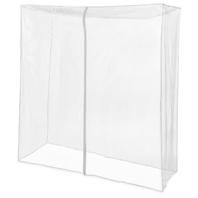 Vinyl Clothes Rack Cover - 66 x 63 x 26&quot;, Clear