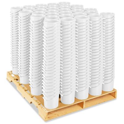 Plastic Pail Skid Lot - 1 Gallon, White S-17941WS