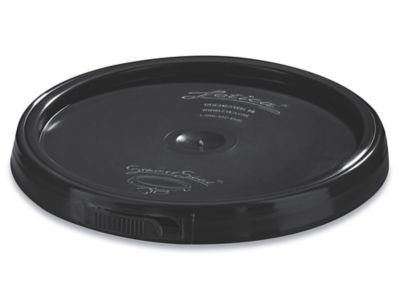 Couvercle standard pour seau en plastique de 1 gallon – Noir