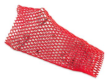 Heavy-Duty Protective Netting - 2-2 1/2" x 82', Red S-17963
