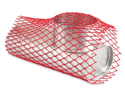 Heavy-Duty Protective Netting - 5-8 x 82', Red S-17966 - Uline