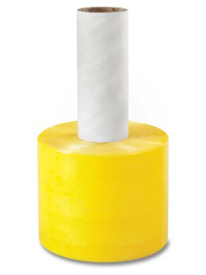 Colored Uline Bundle Wrap - 80 gauge, 3" x 1,000', Yellow S-17967Y