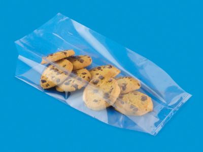 Gusseted Polypropylene Bags - 1.5 Mil, 4 x 2 3/4 x 9" S-17971