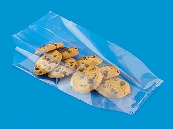 Gusseted Polypropylene Bags - 1.5 Mil, 4 x 2 3/4 x 9" S-17971
