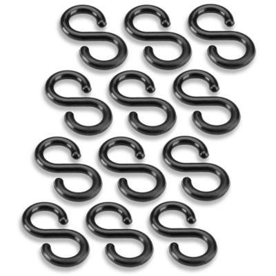 S-Hooks for Plastic Barrier Chain - Black S-17974BL