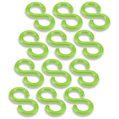 S-Hooks for Plastic Barrier Chain - Lime
