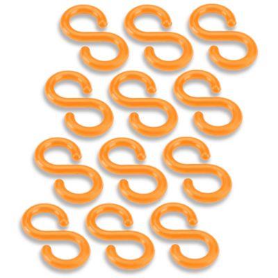 S-Hooks for Plastic Barrier Chain - Orange