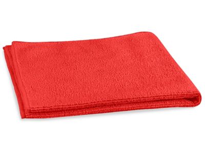 Uline Microfiber General Purpose Towels - Red S-17975 - Uline