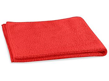 Uline Microfiber General Purpose Towels - Red S-17975