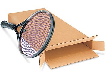 13 x 3 x 30" FOL Side Loading Corrugated Tennis Racquet Boxes S-17999