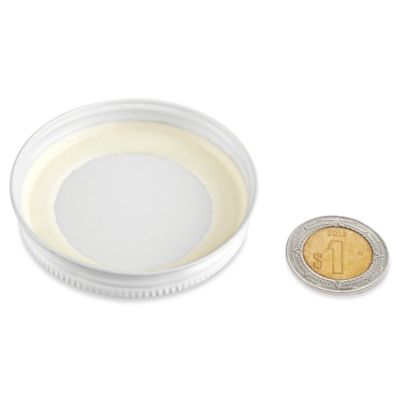 Tapas de Acero - Paquete por Volumen - 58/400, White S-18018B