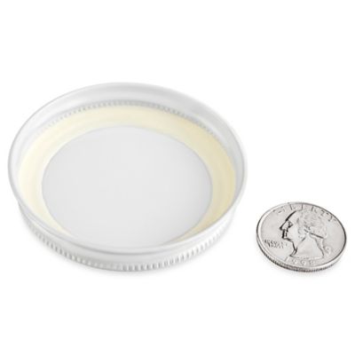 Steel Caps Bulk Pack - 63/400, White S-18019B