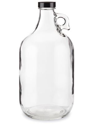 Glass Jugs - 1/2 Gallon, Clear S-18033C