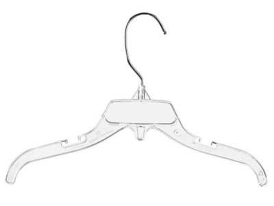 Children's Hangers - Fixed Hook, Clear