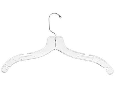 Swivel Hook Hangers - Silver Hook, Clear
