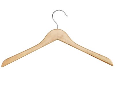 Wood Hangers - Shirt/Coat, Natural