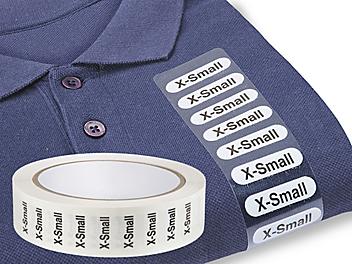 Strip Labels - "X-Small" S-18052XS