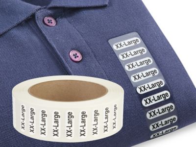 Strip Labels - "XX-Large" S-18052XX