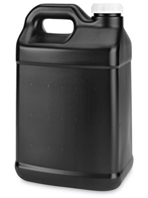 Plastic Pail - 2 Gallon, Black S-9941BL - Uline