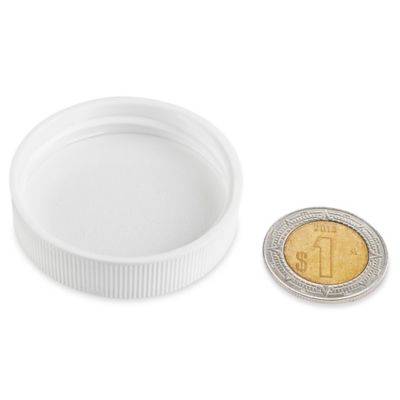 Tapas de Polipropileno Acanaladas - 43/400, Blanco S-18062