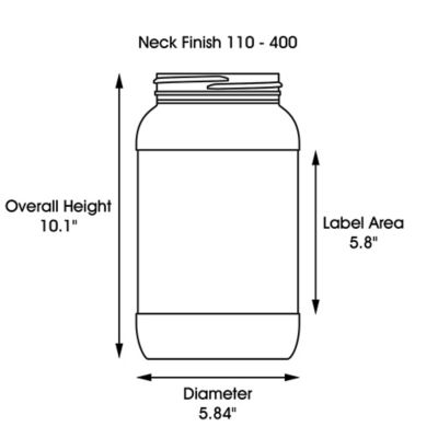 Clear Round Wide-Mouth Plastic Jars Bulk Pack - 3 oz, Jars Only  S-17034B-JAR - Uline