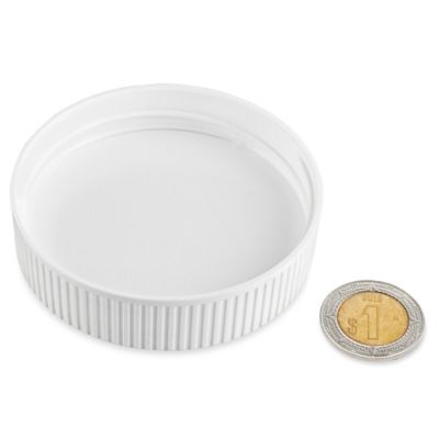 Tapas de Polipropileno Acanaladas - 70/450, Blanco S-18104