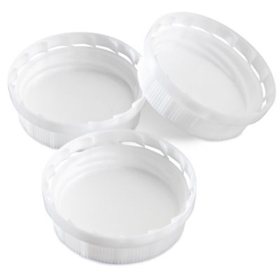 Tamper-Evident Caps – 38/Ratchet, White S-18111