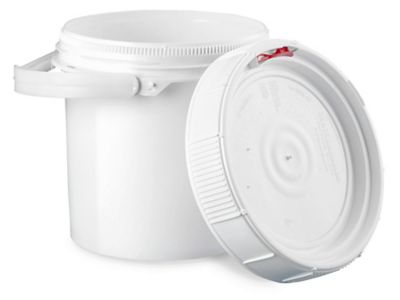 Screw Top Pail - 2.5 Gallon, White Lid S-18115W