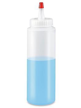 Cylinder Squeezable Bottles - 8 oz S-18124