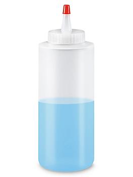 Cylinder Squeezable Bottles - 12 oz S-18125