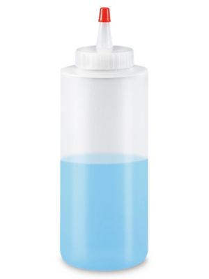 Cylinder Squeezable Bottles Bulk Pack - 12 oz S-18125B
