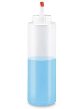 Cylinder Squeezable Bottles - 16 oz S-18126