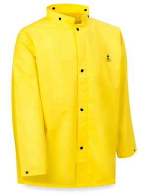 Deluxe PVC Rain Jacket Large S 18127L Uline