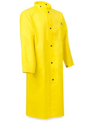 Louisiana Professional Wear Rain Jacket: Size 3XL, Fluorescent Yellow, Polyester & Polyurethane | Part #901AHJFY3X