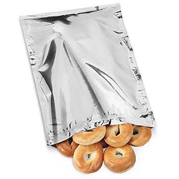 Metalized Food Bags - Reclosable, 12 x 18" S-18134