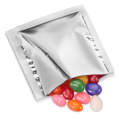 Metalized Food Bags - Open End, 3 1/2 x 4" S-18137