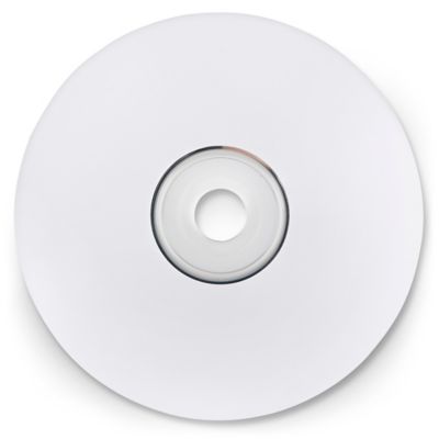 Acercarse Clavijas Credencial Etiquetas Adhesivas para CDs/DVDs - Láser, Blancas Brillosas S-18144 - Uline