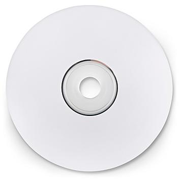 Etiquetas Adhesivas para CDs/DVDs - Láser, White Glossy S-18144