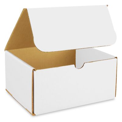 8 x 7 x 4" White Indestructo Mailers S-18160